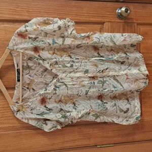 2X women's short sleeve blouse